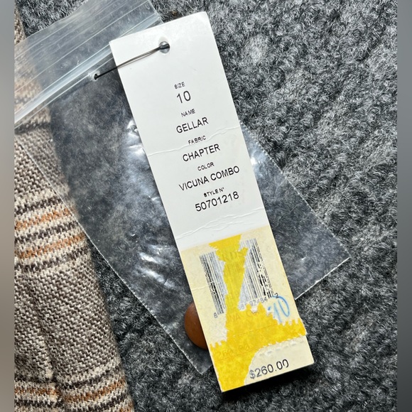 NWT Theory Gellar Chapter Plaid Wool Cropped Trouser, W10, nwt - Picture 9 of 15